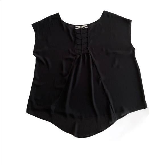 TORRID Black Short Sleeve Blouse - Picture 2 of 3